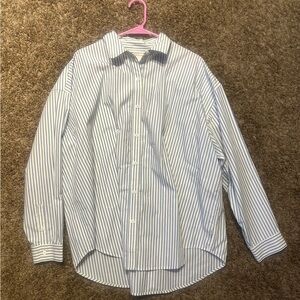 Levi's Classic Blue and White Striped Shirt
